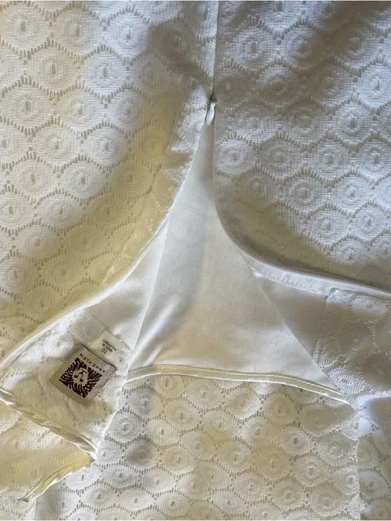 Anne Klein White Eyelet Midi Dress - Picture 9 of 9
